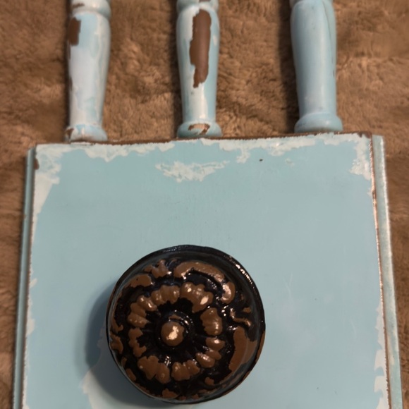 🌹𝐁𝐀𝐙𝐀𝐀𝐑 𝐈𝐍𝐒𝐏𝐈𝐑𝐄𝐃 𝐓𝐄𝐀𝐋 𝐑𝐔𝐒𝐓𝐈𝐂 𝐖𝐀𝐋𝐋 𝐃𝐄𝐂𝐎𝐑-𝐊𝐍𝐎𝐁 - Picture 3 of 5